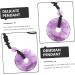 Healvian 3-Stone Jade Donut Necklace with Safety Buckle | Obsidian Crystal Jewelry for Men & Women | Chinese Violet Cotton Thread Gift - Buy Online on GoSupps.com