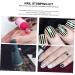 FRCOLOR 12 Sets Bow Tie Tool Holder Accessories Major Mesh Girl Nail Art Accessories Ponytail Mini Manicure Full Transparent Box Nail Razor Nail Polish Stamp With - Buy Online on GoSupps.com