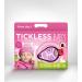 Tickless Baby - Chemical-Free ultrasonic Natural tick Repellent for Children - Pink Black