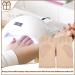 1 Pair nail gloves nail lamp UV fingerless gloves for manicures nail art protective gloves nail light LED gloves manicure gloves UV protection protector touch screen Miss spandex Beige - Buy Online on GoSupps.com