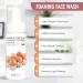 LOOKATME Korean Face Wash for Sensitive Skin - Water Based Bubble Skincare Cleanser - K Beauty Natural Acne Foaming Cleaner - Hydrating Skin Care Cleansing Foam with Low pH - Egg Non-scented - Buy Online on GoSupps.com