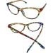 Stylish 3 Pack Cat Eye Reading Glasses for Women - Blue Light Blocking Computer Readers - Anti Eyestrain & Glare - Multicolor - Buy Online on GoSupps.com