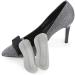 Heel Cups Sponge Cushion Liner for Men | Anti-Wear Foot Support for Heel Spurs & Cracked Heels - Premium Daily Comfort (Small Gray - Buy Online on GoSupps.com