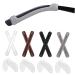 Healeeved 24 pairs nose pads glasses arm pads for the ears temple tips handles glasses brick silicone brass bracket.