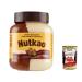 Italian Gourmet E.R. Nutkao Two-Tone Cocoa Hazelnut and Vanilla Cream Set of 3 Spreadable Cocoa Hazelnut and Vanilla Creams 400g + Italian Gourmet Polpa 400g