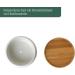Pfotolymp Cat Grass Bowl Set - Ceramic Bowl Bamboo Coating Coconut Seeds & Tools for Healthy Cat Greens | International Shipping - Buy Online on GoSupps.com