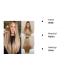 Vebonny Ombre Brown Lace Front Wig - 20 Inch Straight Hair with Roots Glueless Middle Part for Women | Shop Now! - Buy Online on GoSupps.com