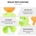 2PCS Faruta Mushroom Teether Pacifier for Breastfed Babies - Assorted Colors - Buy Online on GoSupps.com