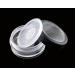 Yueton 10pcs Black Edge Open Window 10g Empty Clear Plastic Powder Compact Cosmetic Containers - Buy Online on GoSupps.com