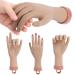 Practice Hand for Acrylic Nails, Nail Hand Practice, Hand for Nail Practice, Flexible Bendable Mannequin Hand, Professional Nail Art Trainer Acrylic Practice Hand 1Pc Dark Hand
