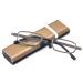 Cokobin ultra -light reading glasses with metal frame reading aid Full frame glasses made of ultra -thin visual aid with glasses case for women and men (gray 1 diopters) gray 1 diopters