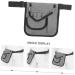 Toddmomy Pocket Storage Tote for Nursing Tools - Multi-Organizer Tool Pocket 22x21x1cm Gray - Ideal for Nurses & Professionals - Buy Online on GoSupps.com