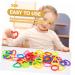 TOYANDONA 35pcs Geometric Chain Buckle Car Seat Infant Developmental Toy - Stroller & Car Playset Rings - Buy Online on GoSupps.com