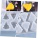 HOMSFOU 1pc Cheese Silicone Mold Cheese Silicone Baking Candy Silicone Molds for Candles Silicone Soap Ice Cream Mould Cheese Fondant Cheese Shape Baking White Silica Gel Mousse - Buy Online on GoSupps.com