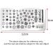 Buy Bontannd Snowflake Flowers Nail Stamping Plates - Autumn/Winter Young Girl Face Stamp Templates & Print Stencil Tool for Perfect Nail Art - Buy Online on GoSupps.com