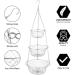 Fruit Basket Fruit Bowl 3 Tier Fruit Basket Vegetable Kitchen Storage Basket Chain Hanging Space Saving Fruits Plants Storage Basket Fruit Dish (Color : Gold) - Buy Online on GoSupps.com