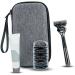 ZLiT Gillette Razor Case - Shockproof EVA Travel Pouch for Gillette Razors - Gray Storage Bag - Buy Online on GoSupps.com