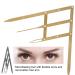 Golden Ratio Calipers - Stainless Steel Eyebrow Measuring Ruler | Flexible Mapping Tool for Permanent Makeup (Gold - Buy Online on GoSupps.com
