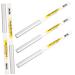 WOONEKY 5pcs White Lying Silkworm Pen Pencil Eyeliner White Eye Liner Pencils Abs Girl Brighten Highlighter