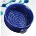 2-Pack Ceramic Shaving Bowls for Men - Travel Razor Containers for Soap & Cream - 11.5x11.5cm Blue - Buy Online on GoSupps.com