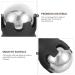 Buy Besportble 4-Piece Ice Roller Massage Device Set - Manual Metal Hand Massager & Cryospheric Muscle Ball for Effective Body Relief | International Shipping Available - Buy Online on GoSupps.com