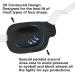 FCAROLYN 3D Eye Patch - 2nd Gen, White, Right Eye | Shop Now - Buy Online on GoSupps.com