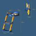 Potty Training Seat with Step Stool Ladder | Kids Toilet Trainer for Boys and Girls - Blue - Buy Online on GoSupps.com