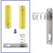 eMagTech 30PCS AA Battery Spring Contact Plate - 26x12mm Positive to Negative Conversion for Remote Control Toys Car Batteries Radios & LED Lights - Buy Online on GoSupps.com