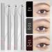 Double Tip Lower Eyelash Pencil 2024 New 3D Waterproof Eyelash Pen Eye Liner Liquid Eyeliner Dual Pronged Bottom Eyelashes Pen Waterproof Liquid Eyeliner for Natural Eye Makeup (Gray Brown+Black) - Buy Online on GoSupps.com
