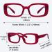 Fancy Screwless Metalless Reading Glasses for Women - 6 Pack with Spring Hinges - Stylish +1.25 Readers in 6 Colors - Buy Online on GoSupps.com