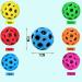 Aomaigad 6-Piece Moon Ball Set | Astro Jump Balls | Mini Bouncing Space Balls | High Spring Gumball Toys - Perfect for Kids! - Buy Online on GoSupps.com