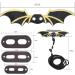 1 Set Adjustable Lizard Leash Bearded Dragon Harness Reptile Leather Harness Bearded Dragon Rope Reptile Leather Rope with Bat Wings for Lizard Amphibians Chameleons Small Pet Animals - Buy Online on GoSupps.com