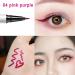 Pink Purple Multicolor Waterproof Liquid Eyeliner | Felt Tip for Eyebrows & Eyelashes | Body Paint Pen - Buy Online on GoSupps.com
