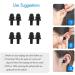 4 Pairs Silicone Ear Plugs for Sleeping | Noise Cancelling Black Earplugs for Swimming Snoring Concerts & Travel - Buy Online on GoSupps.com