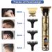 Hair Trimmer Men's Beard Trimmer Hair Trimmer Care Set with LCD Screen Wireless T-Blade Trimmer Rechargeable USB Men's Razor with 3 Guide Combs (#2) - Buy Online on GoSupps.com