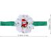 Lurrose 3pcs Floral Headbands Christmas Santa Cloth Hair Bands for Baby Girls - Elastic Hair Accessories for Newborns, Infants, Toddlers and Kids - Buy Online on GoSupps.com