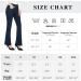 MOTEEPI Women's High Waisted Bootcut Yoga Dress Pants - Navy Blue, XL - Buy Online on GoSupps.com