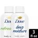 Dove Body Wash Travel Essentials Variety 2-Pack Refreshing Cucumber & Green Tea + Deep Moisture Nourishing Body Washes 3 Oz Ea 3 Fl Oz (Pack of 2) - Buy Online on GoSupps.com