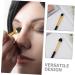 OHPHCALL 40 Pcs Double Ended Eyeshadow Brush Makeup Eye Brush Precision Eyeshadow Brush Eye Brush for Eyeshadow Eye Shadow Brush for Makeup Eyeshadow Makeup Brush Eyeshadow Brush for Women 12.50X0.50X0.50CMx2pcs Goldenx2pcs - Buy Online on GoSupps.com