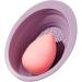 WOTEG Brush Cleaning Mat | Foldable Cosmetic Brushes Scrubber Bowl Washing Tool For Makeup Sponge Powder Puff Cleaning Cosmetics Accessories Purple - Buy Online on GoSupps.com