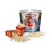 The Popcorn Chef's Movie Bucket 400g Salted Popcorn Includes 12 Tubs and Scoop Mac-Corns Traditionally Popped Popcorn Snack