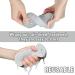 4Pcs Ultra Soft Bath Body Shower Sponge Set | Exfoliating Dead Skin Remover with Sticky Hooks | Ideal for Pregnant Women, Adults, Children | Pink Blue Gray White - Buy Online on GoSupps.com