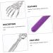 Frcolor 4-Piece Skull Hand Scratching Massage Devices Stainless Steel Flexible Back Scratcher & Home Tool Set for International Shipping - Buy Online on GoSupps.com