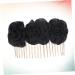 DOITOOL Hair Pin Hair Accessories Wedding Decor Hair Barrettes Hair Clip Bridal Barrette Bridal Flower Clip Cloth Flower Hairpin Headgear Miss Earth Tones - Buy Online on GoSupps.com