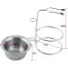 Dekaim Stainless Steel Shaving Stand Set for Men - Universal Shaving Brush Holder & Bowl Perfect Razor Tool Kit - Buy Online on GoSupps.com