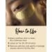 YURICOS Caviar Gold Foil Under Eye Mask Patch - 20 Pairs for Dark Circles and Puffiness - Premium Anti-Aging 24k Gold Eye Mask for Wrinkles and Lines - Buy Online on GoSupps.com