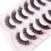 Ochilima 3D Effect Cat Eye Russian Strip Lashes - Natural Look False Eyelashes - 7 Pairs (x3) | Wispy D Curly Fluffy Lashes for Stunning Eyes - Buy Online on GoSupps.com