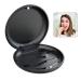 Dnom dose denture of container portable tooth rail box tooth rescue box prosthetic dose of bit can for the storage of braces and dentures in adults and children (black)