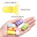 60-Count Plastic Pacifier Clips for DIY Baby Teething Toys - 12 Colors - Buy Online on GoSupps.com