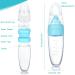Silicone Baby Food Donor Spoon - Squeeze Feeder for Infants & Toddlers | Blue Baby Spoon Bottle - Buy Online on GoSupps.com